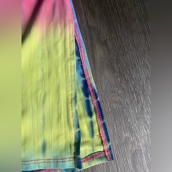 Heart & Hips Colorful Tie Dye Strapless Bodycon Maxi Dress - Picture 3 of 4